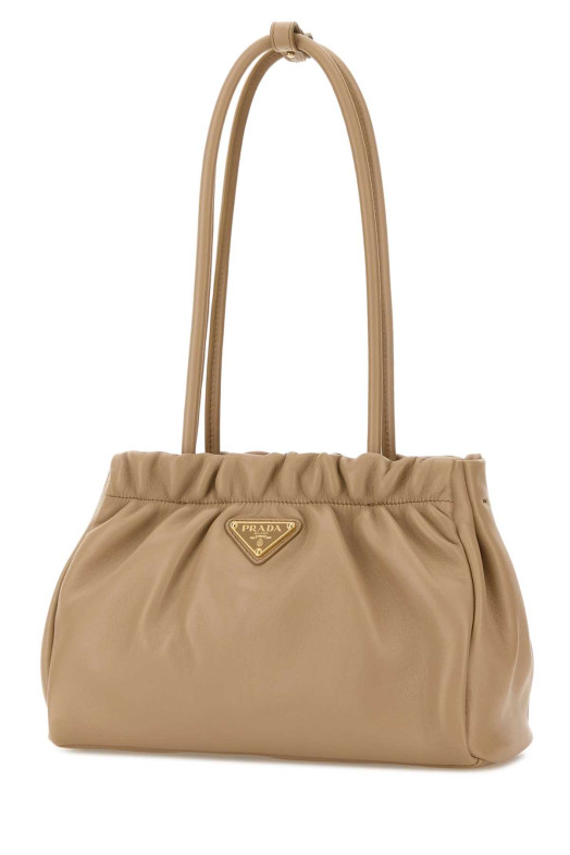 Beige nappa leather shoulder bag PRADA (1BA484VMOO2DX8)