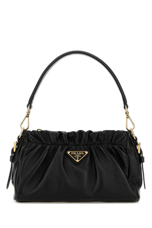 Black nappa leather handbag Black PRADA (1BC2702DX8)