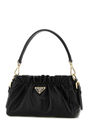 Black nappa leather handbag Black PRADA (1BC2702DX8)