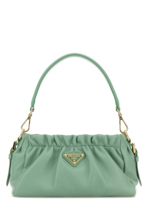 Mint green nappa leather handbag PRADA (1BC2702DX8)