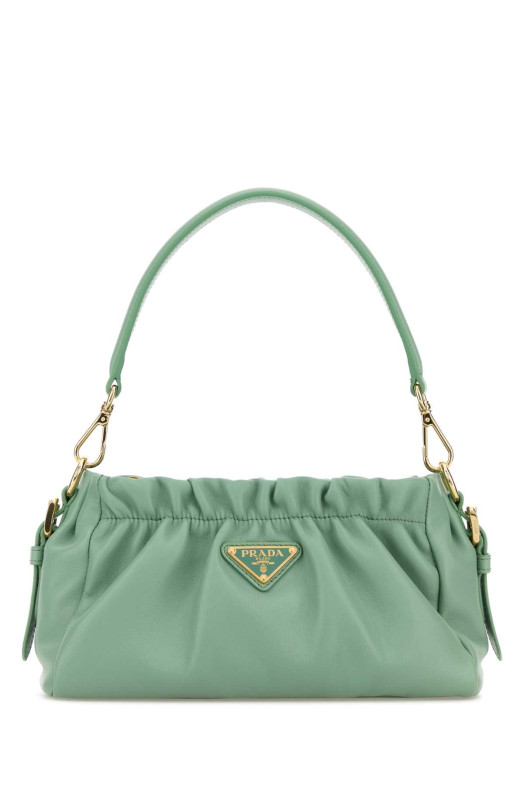 Mint green nappa leather handbag PRADA (1BC2702DX8)