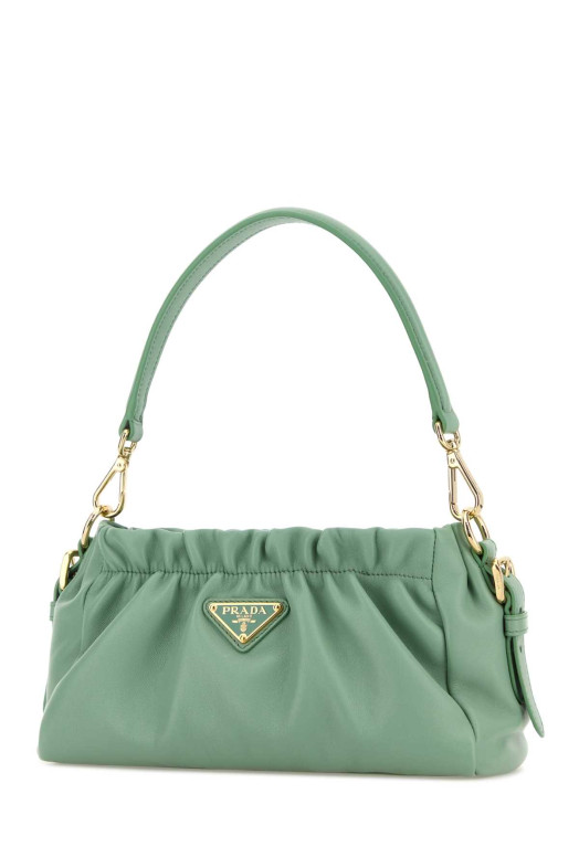 Mint green nappa leather handbag PRADA (1BC2702DX8)