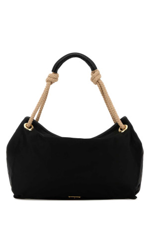 Black fabric shopping bag Black PRADA (1BC2822HG8)