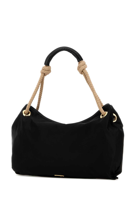 Black fabric shopping bag Black PRADA (1BC2822HG8)