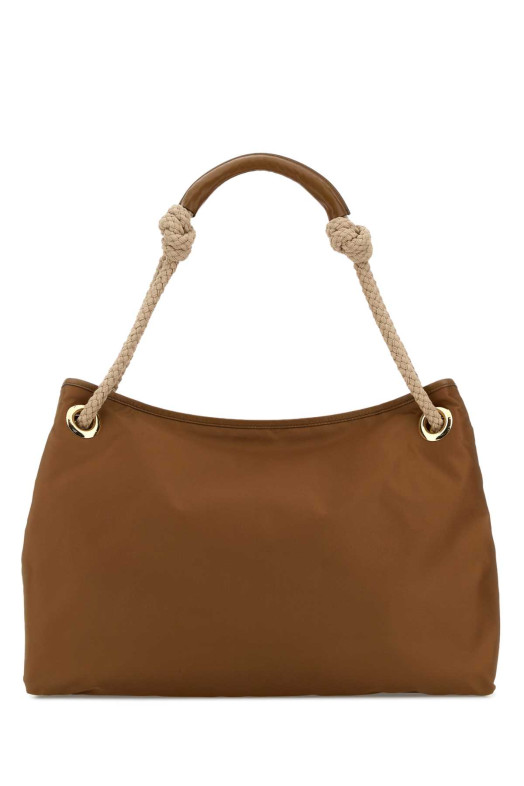 Caramel fabric shopping bag PRADA (1BC2822HG8)
