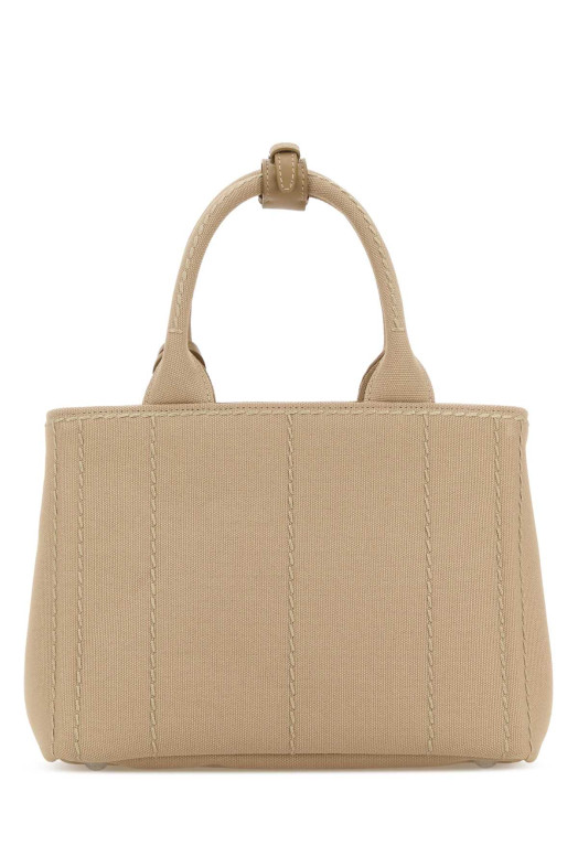 Beige canvas small Prada JardiniÃ¨re handbag PRADA (1BG464VNLO2HF3)