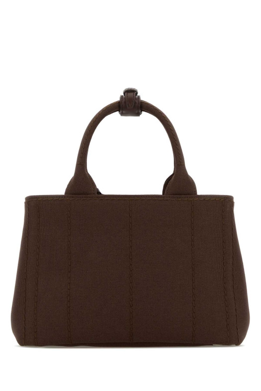 Brown canvas small Prada JardiniÃ¨re handbag PRADA (1BG464VNLO2HF3)