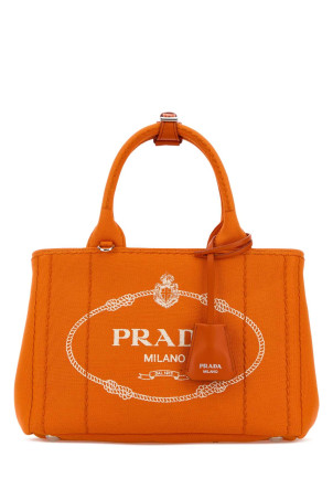 Orange canvas small Prada JardiniÃ¨re handbag PRADA (1BG464VNLO2HF3)