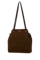 Brow suede medium Prada Carry bucket bag PRADA (1BG6412G6D)