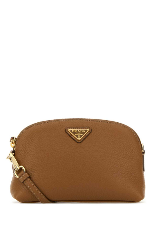 Camel leather crossbody bag PRADA (1NF0622DKV)