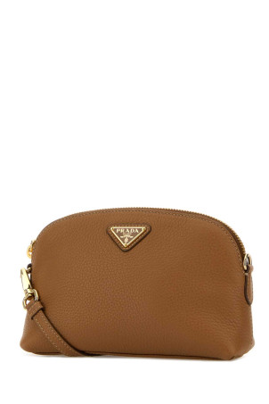 Camel leather crossbody bag PRADA (1NF0622DKV)