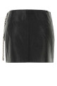 Black leather mini skirt ALEXANDER WANG (1WC1265381)