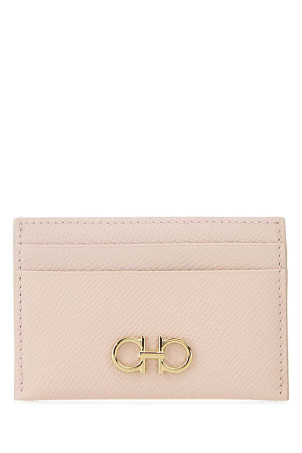 Light pink leather card holder SALVATORE FERRAGAMO (220007787034)
