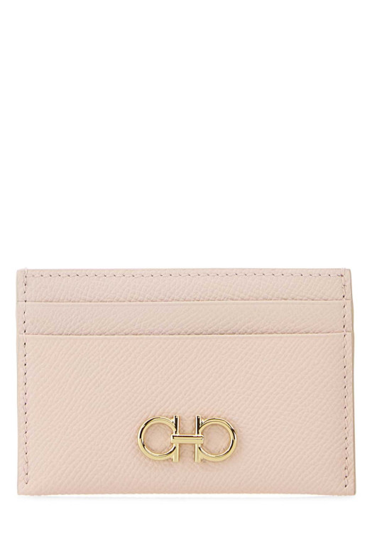 Light pink leather card holder SALVATORE FERRAGAMO (220007787034)