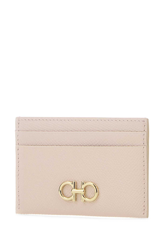 Light pink leather card holder SALVATORE FERRAGAMO (220007787034)