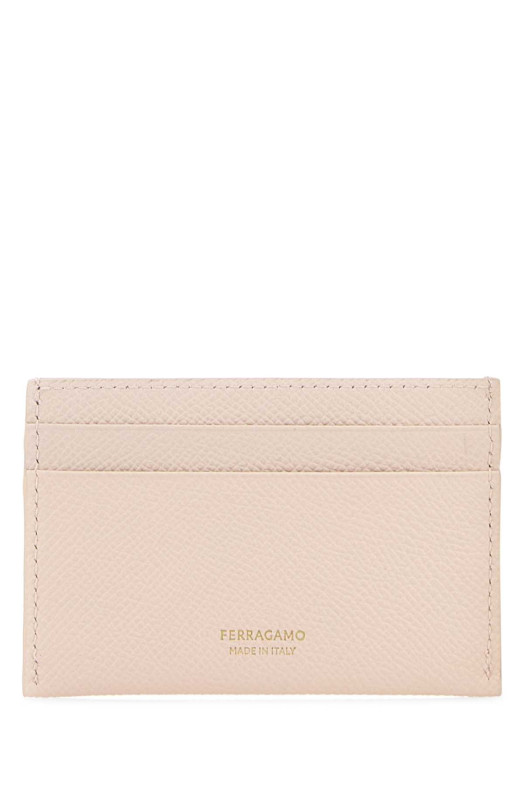 Light pink leather card holder SALVATORE FERRAGAMO (220007787034)