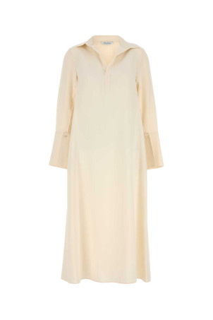 Cream stretch silk Ossola dress MAX MARA (2521226018600)
