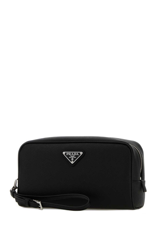 Black leather beauty case Black PRADA (2NE065PN9)