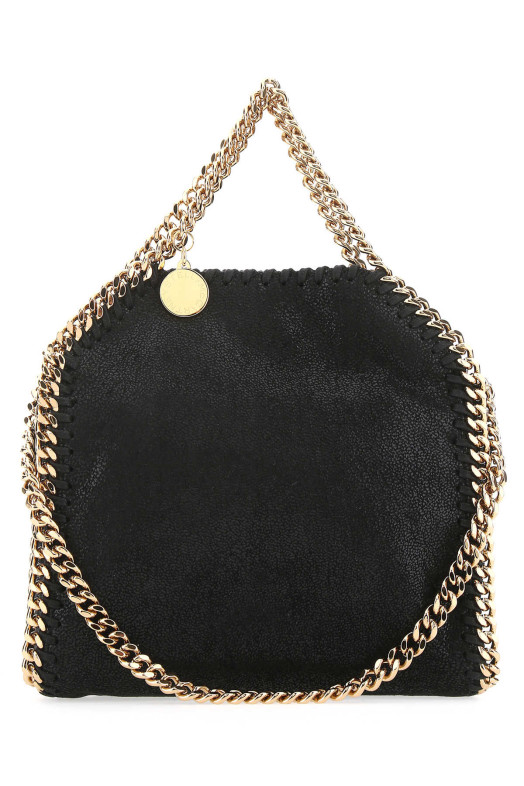 Black shaggy deer micro Falabella handbag Black STELLA McCARTNEY (391698W9355)