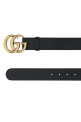 Black leather belt Black GUCCI (400593AP00T)