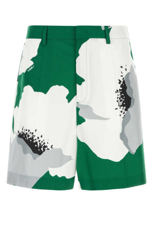 Printed cotton bermuda shorts VALENTINO GARAVANI (4V0RDD12A2L)