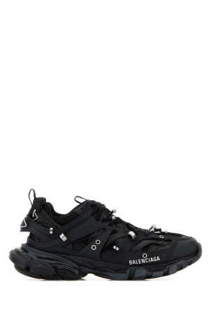 Black rubber and fabric Track Piercieng sneakers Black BALENCIAGA (542436WTRPG)