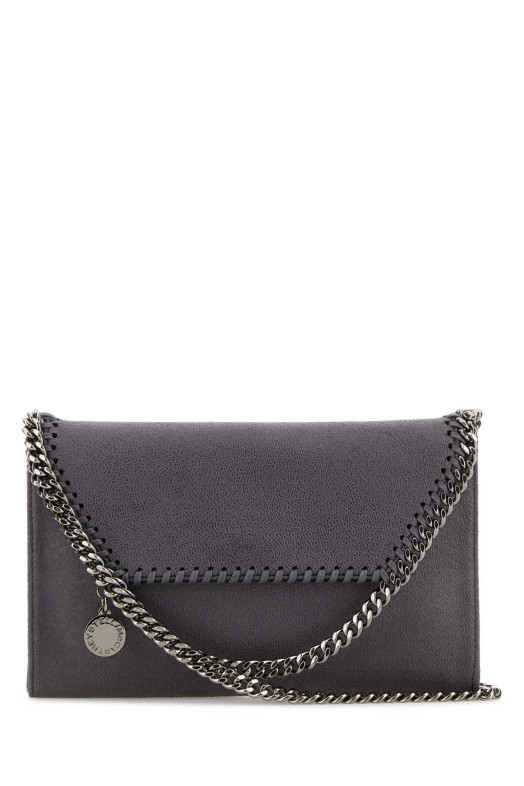 Dark grey shaggy deer mini Falabella crossbody bag STELLA McCARTNEY (581238W9132)