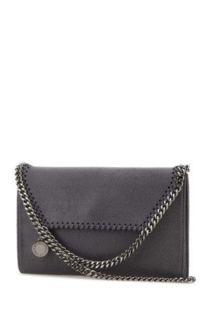 Dark grey shaggy deer mini Falabella crossbody bag STELLA McCARTNEY (581238W9132)