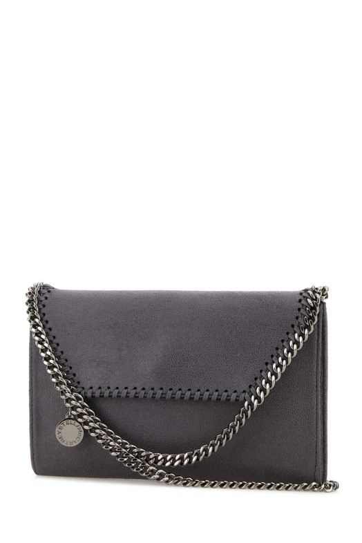 Dark grey shaggy deer mini Falabella crossbody bag STELLA McCARTNEY (581238W9132)