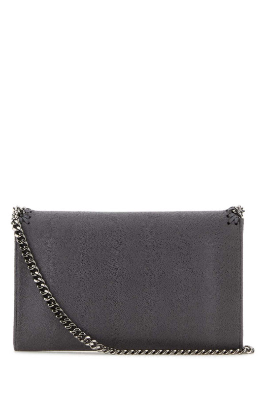 Dark grey shaggy deer mini Falabella crossbody bag STELLA McCARTNEY (581238W9132)