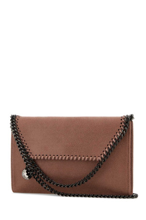Antiqued pink shaggy deer Falabella shoulder bag STELLA McCARTNEY (581238WP0445)
