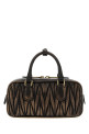Dark brown leather Arcadie handbag MIU MIU (5BB142VOONAF6Q)