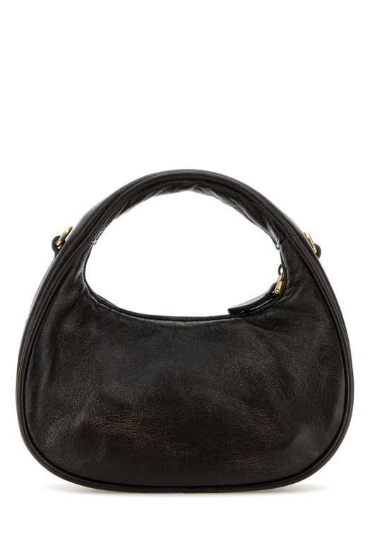 Dark brown nappa leather handbag MIU MIU (5BP078VOL42IF9)