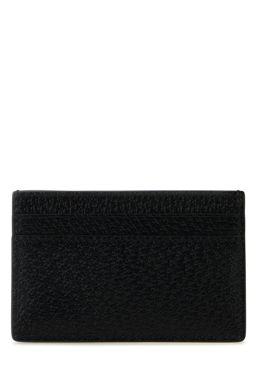Black leather GG Marmont card holder Black GUCCI (657588DJ20T)