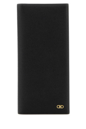 Black leather card holder Black SALVATORE FERRAGAMO (661458775653)