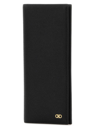 Black leather card holder Black SALVATORE FERRAGAMO (661458775653)