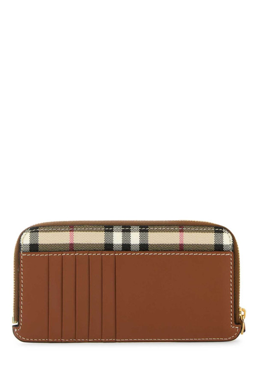Printed canvas card holder Multicolor BURBERRY (8094447)