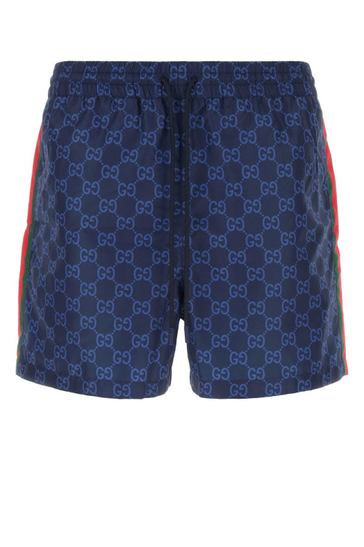 Printed polyester swimming shorts GUCCI (815602XHAJ3)
