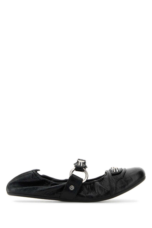 Black leather City ballerinas BALENCIAGA (828095WAD4Y)