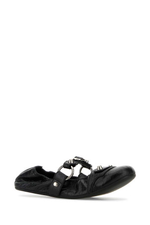 Black leather City ballerinas BALENCIAGA (828095WAD4Y)