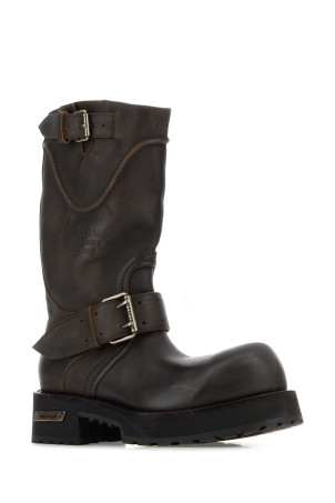 Brown leather Venom boots BALENCIAGA (833581WCAL2)