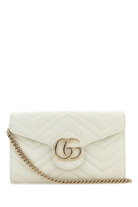 White leather GG Marmont wallet GUCCI (837745AAET8)