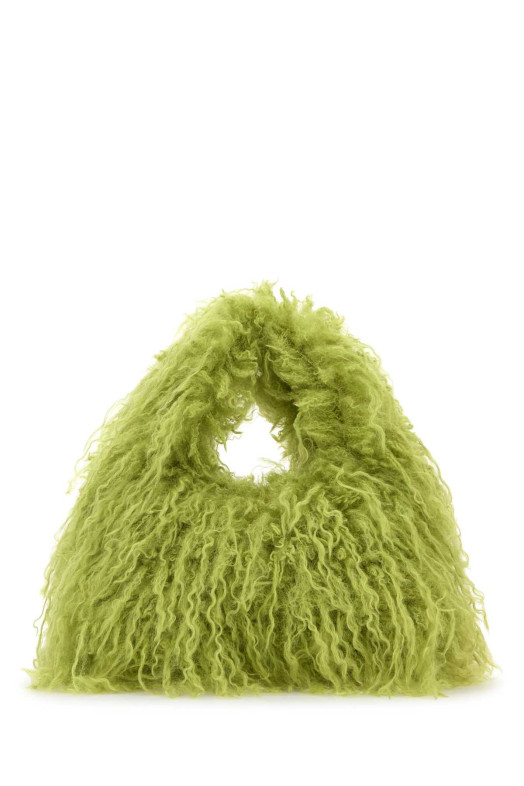 Light green eco fur handbag GUCCI (846695FAE74)