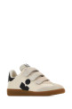Chalk leather and suede Beth sneakers ISABEL MARANT (BK0013FAD1E06S)
