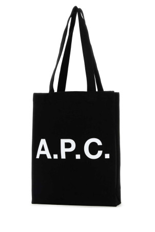 Black canvas Lou shopping bag Black A.P.C. (COZZSM61442)