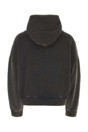 Charcoal cotton oversize sweatshirt Black-grey ENTIRE STUDIOS (ES2125WB)
