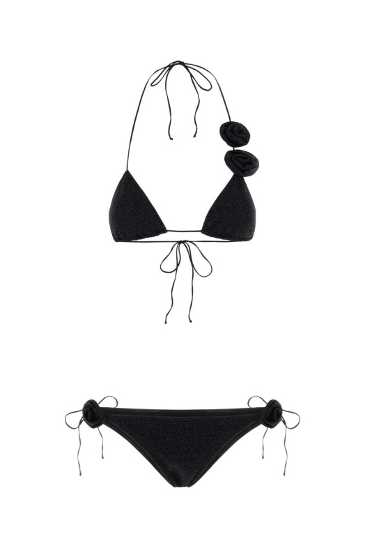 Black nylon blend bikini Black OSEREE (FTS249)