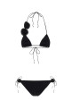 Black nylon blend bikini Black OSEREE (FTS249)