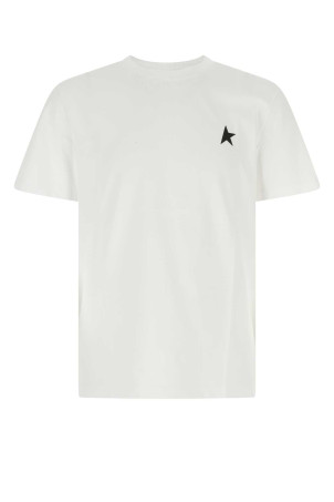 White cotton t-shirt GOLDEN GOOSE DELUXE BRAND (GMP01220P000593)