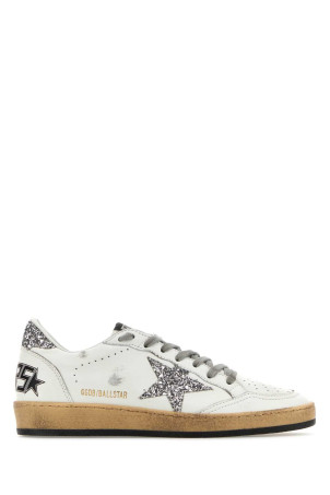 White leather Ball Star sneakers GOLDEN GOOSE DELUXE BRAND (GWF00117F003773)